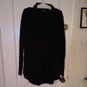 Athleta | Black Button Down Shirt